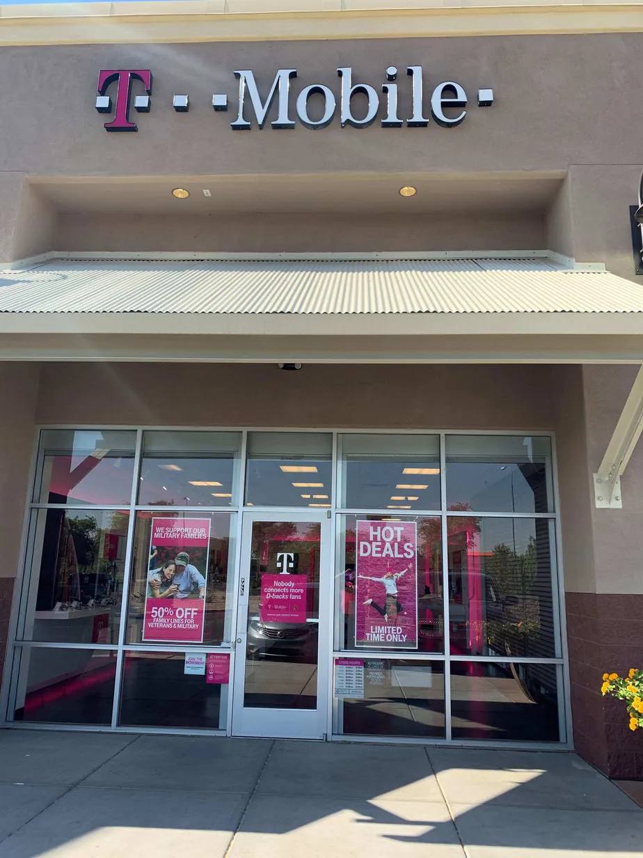 Exterior photo of T-Mobile store at 51st & Baseline 2, Laveen, AZ