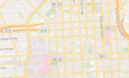 map of 229 N Eutaw St Baltimore, MD 21201