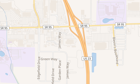 map of 233 America Blvd Marion, OH 43302