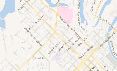 map of 712 W. Elizabeth St. Suite A Brownsville, TX 78520