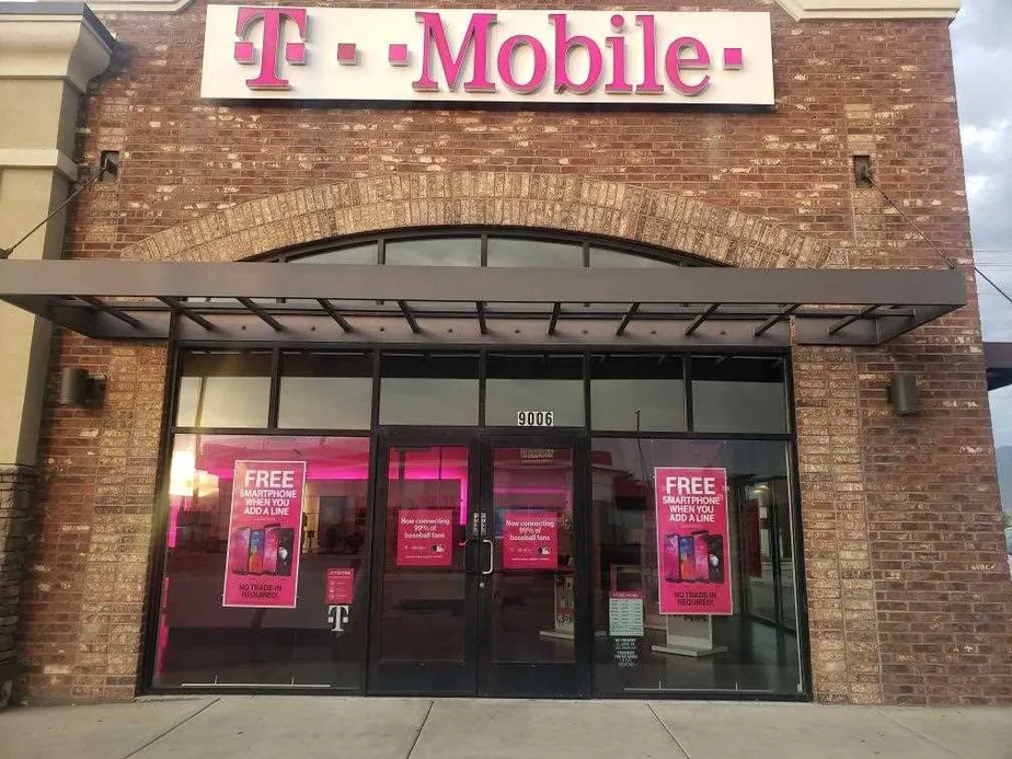 Exterior photo of T-Mobile store at 90th & Redwood, West Jordan, UT