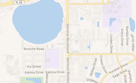 map of 490 N Semoran Blvd Orlando, FL 32807
