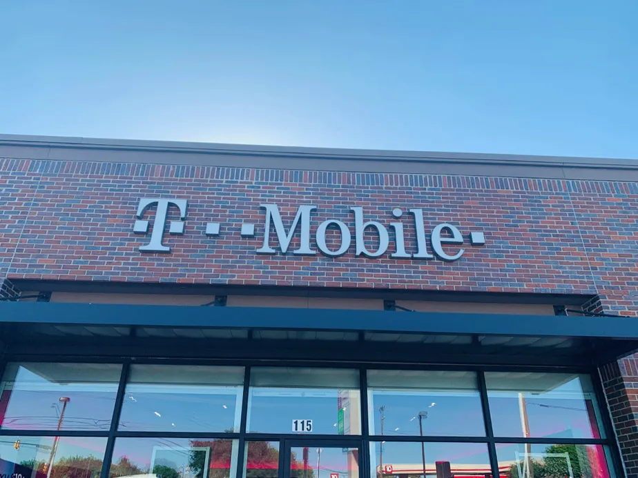 Exterior photo of T-Mobile Store at S Industrial Blvd & W Euless Blvd, Euless, TX