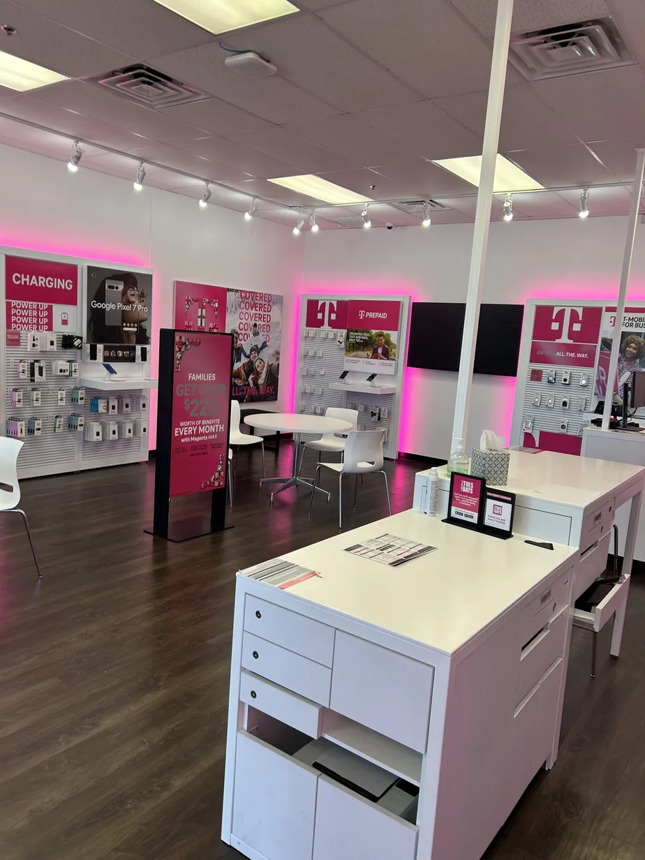 Interior photo of T-Mobile Store at NW Commons Loop & SR 247, Lake City, FL