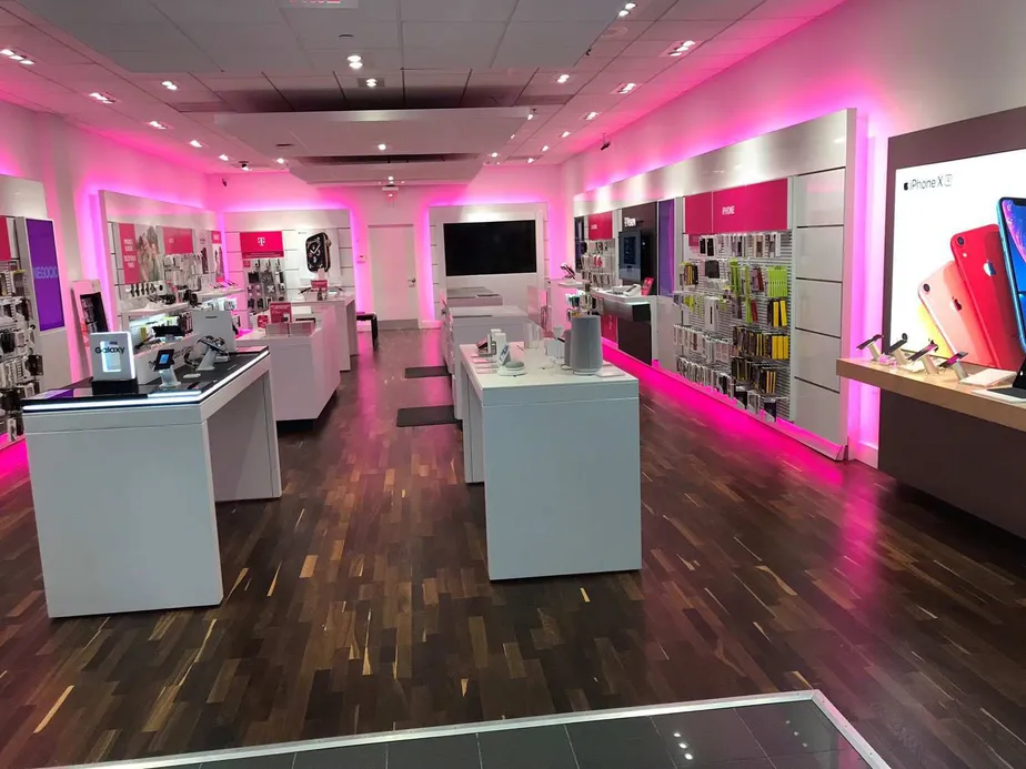 Interior photo of T-Mobile Store at Dulles Town Center Mall, Sterling, VA