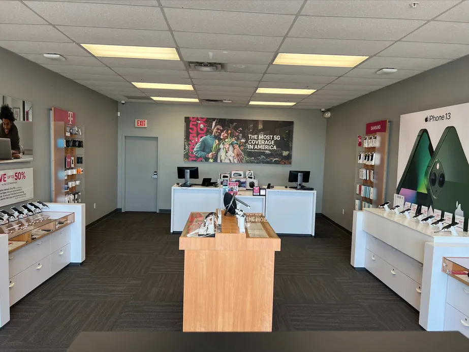Interior photo of T-Mobile Store at S Olympia Ave & Town Center Dr, Tulsa, OK