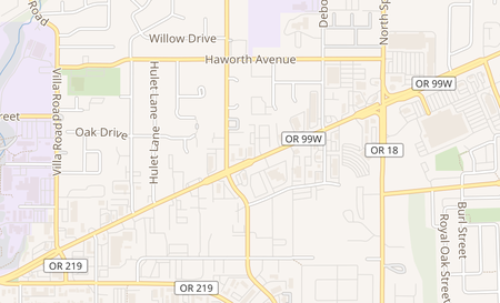 map of 2515 Portland Rd. Suite D Newberg, OR 97132