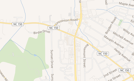 map of 519 Jake Alexander Blvd W Ste B Salisbury, NC 28147