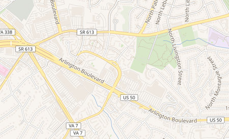 map of 2932 Patrick Henry Dr Falls Church, VA 22044