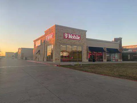Exterior photo of T-Mobile store at Creekside Way & Town Center Dr, New Braunfels, TX