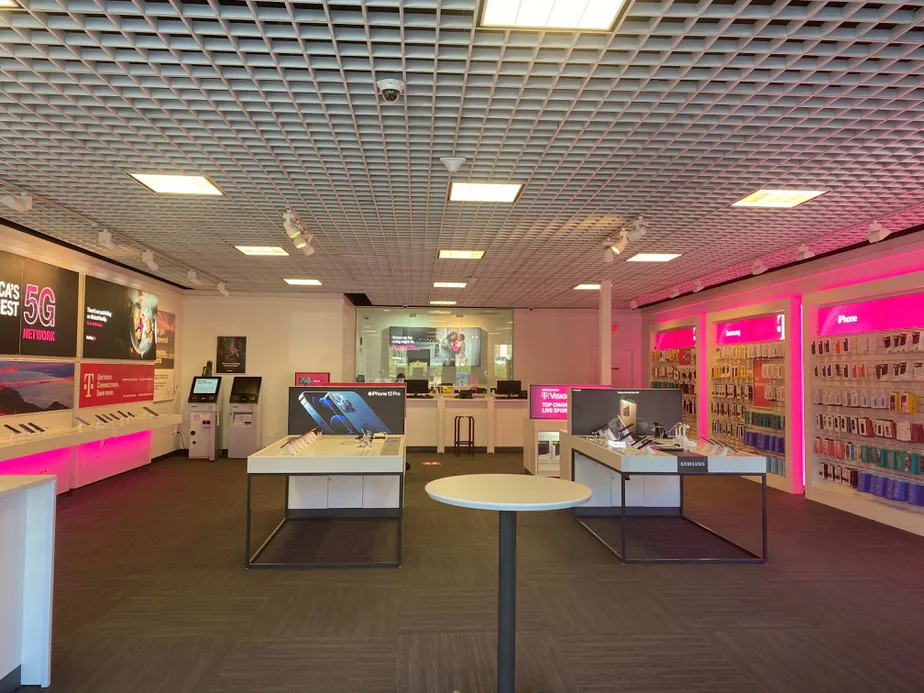 Interior photo of T-Mobile Store at Fayetteville Rd & E NC Hwy 54, Durham, NC