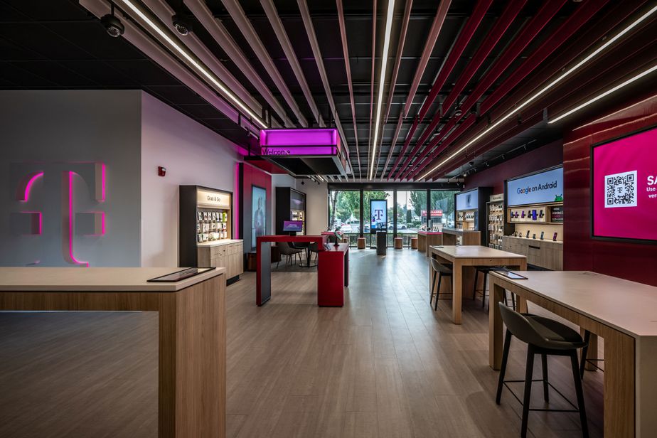 Interior photo of T-Mobile Store at SE 272nd & SE 172nd, Covington, WA