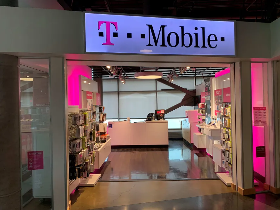Exterior photo of T-Mobile store at Microsoft Commons, Redmond, WA