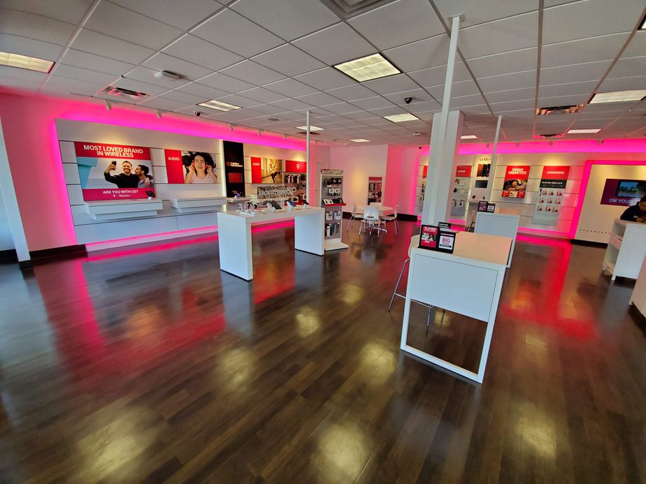 Interior photo of T-Mobile Store at Congaree & Patewood, Greenville, SC