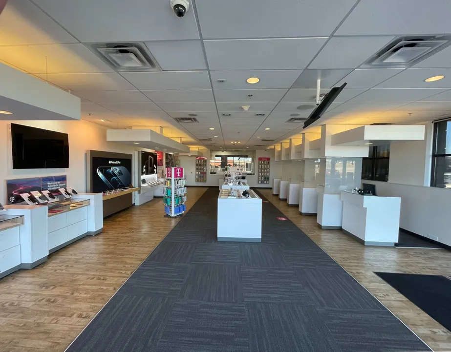 Interior photo of T-Mobile Store at W Lane Rd & Orlando St, Machesney Park, IL