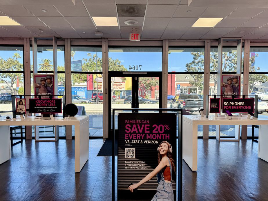 Interior photo of T-Mobile Store at Beverly Blvd & Detroit, Los Angeles, CA