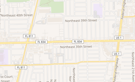 map of 1251 E Sample Rd Ste A Pompano Beach, FL 33064