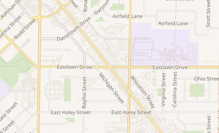 map of 965 S. Saginaw Midland, MI 48640