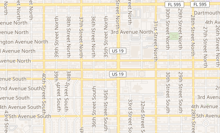 map of 3441 Central Ave Ste B Petersburg, FL 33713