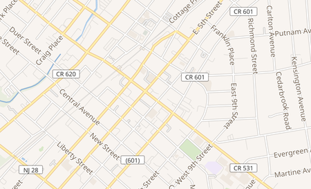 map of 513 Park Avenue 1 Plainfield, NJ 07060