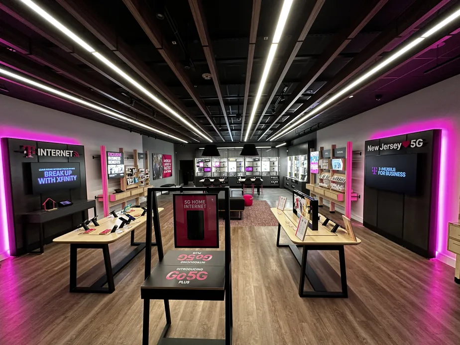 Interior photo of T-Mobile Store at Cherry Hill Mall, Cherry Hill, NJ