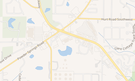 map of 2667 Powder Springs Road 106 Marietta, GA 30064