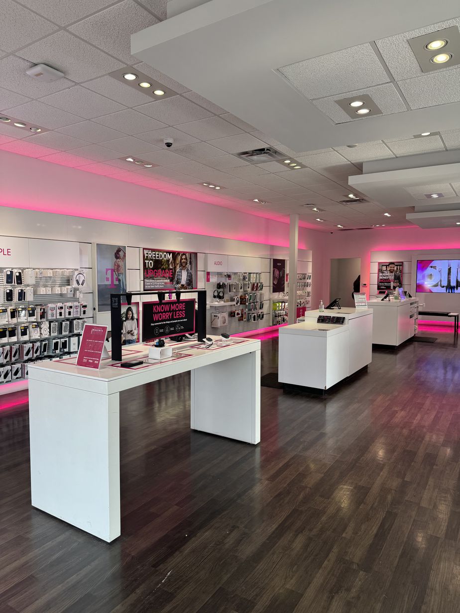 Interior photo of T-Mobile Store at Tyler & P, Harlingen, TX