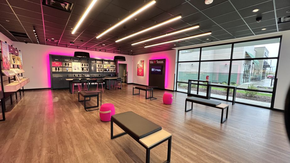 Interior photo of T-Mobile Store at Forney Marketplace, Forney, TX