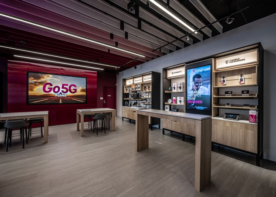 Interior photo of T-Mobile Store at SE 272nd & SE 172nd, Covington, WA