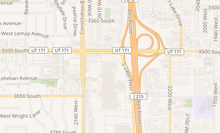 map of 3601 S 2700 W West Valley City, UT 84119