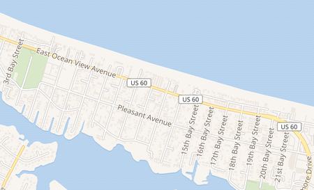 map of 3201 E. Ocean View Ave, Suite 102 Norfolk, VA 23518