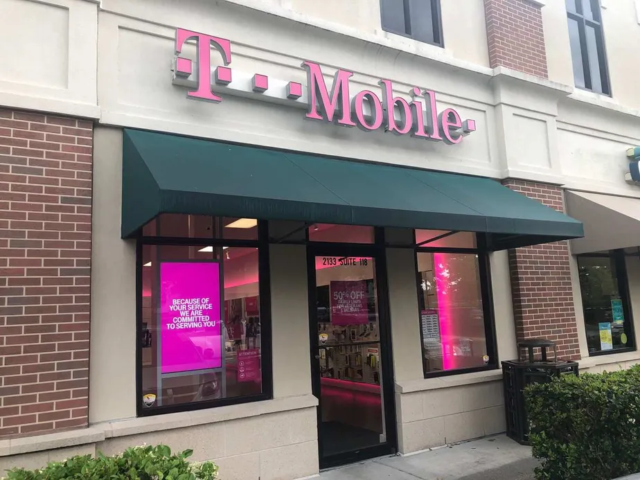 Exterior photo of T-Mobile store at Upton Dr & Nimmo Pkwy 2, Virginia Beach, VA