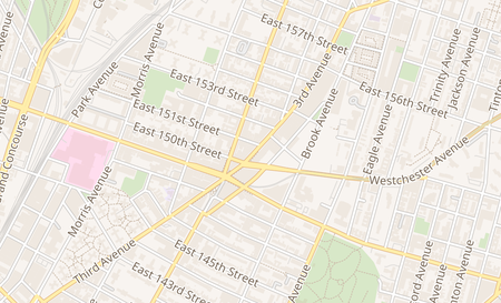 map of 2893 3rd Ave Bronx, NY 10455