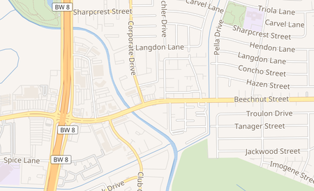 map of 9510 Beechnut G Houston, TX 77036