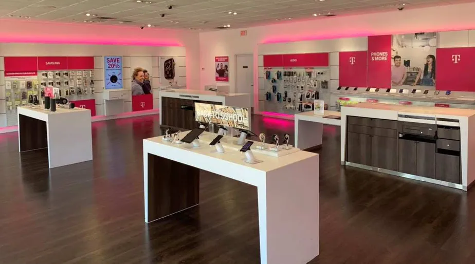 Interior photo of T-Mobile Store at Mayfield Rd & Golden Gate Blvd, Mayfield Heights, OH