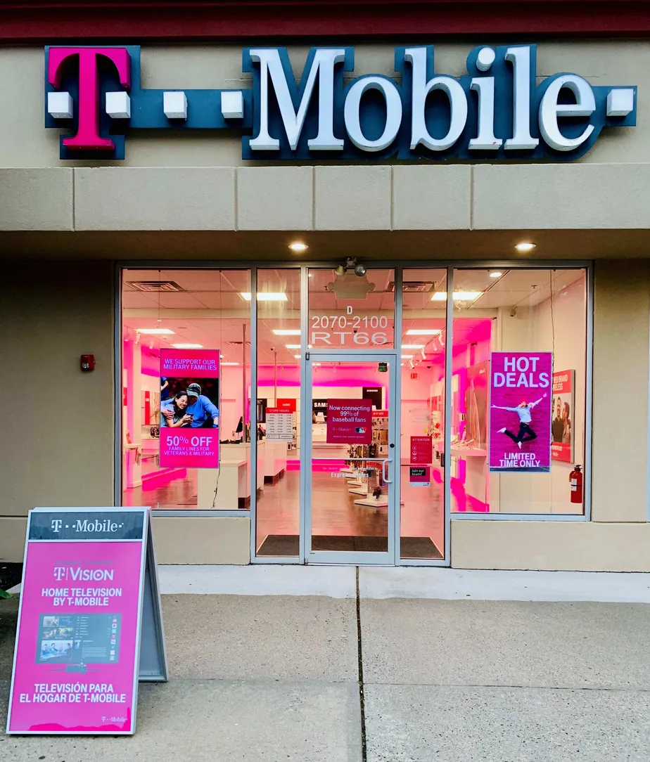 Exterior photo of T-Mobile store at Sr 66 & Sr 35, Neptune, NJ