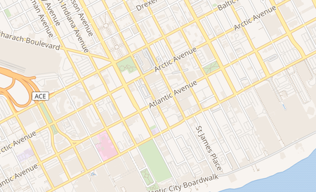 map of 1541 Atlantic Ave Atlantic City, NJ 08401