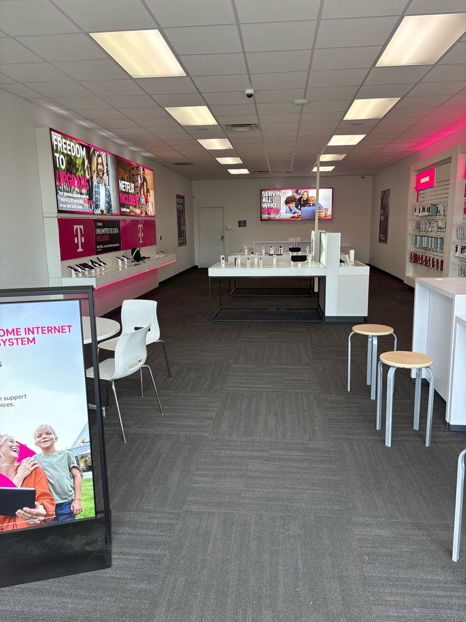 Interior photo of T-Mobile Store at Wrightsboro Rd & Augusta Mall, Augusta, GA
