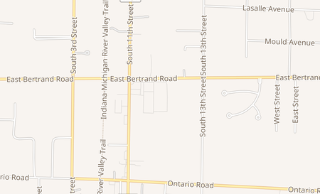 map of 2707 S 11th St Niles, MI 49120