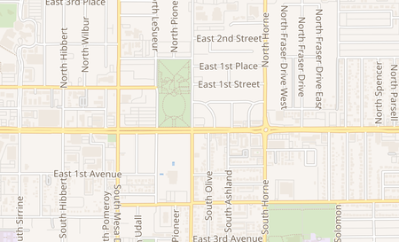 map of 606 E. Main Street, Ste 106 Mesa, AZ 85203