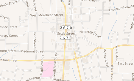 map of 337 S Scales St Suite C Reidsville, NC 27320