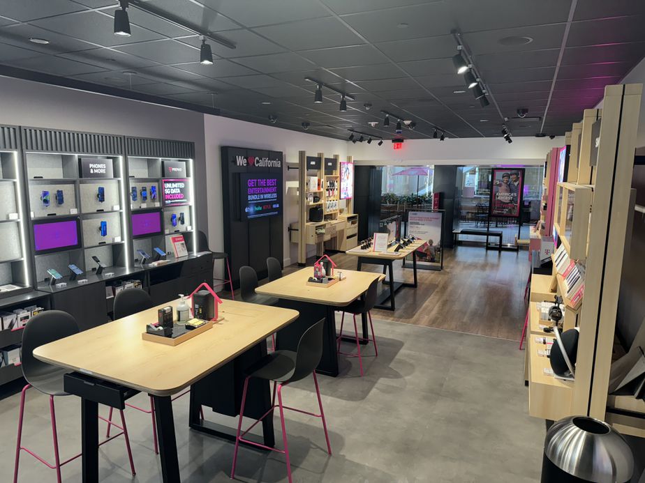 Interior photo of T-Mobile Store at Stonestown Mall, San Francisco, CA