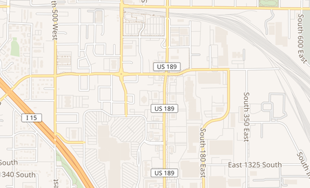 map of 986 S University Ave Provo, UT 84601