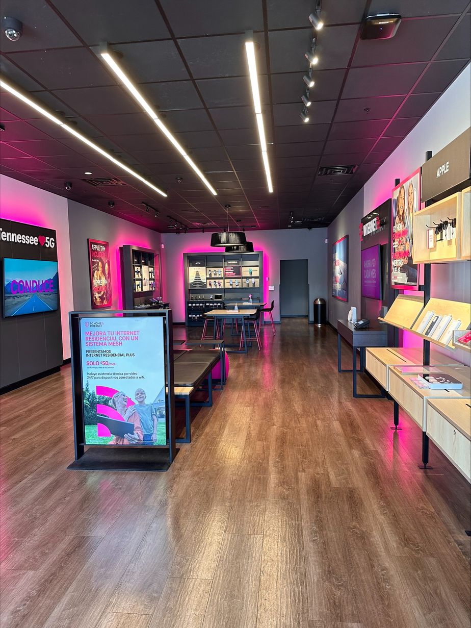 Interior photo of T-Mobile Store at Plaza Mariachi, Nashville, TN