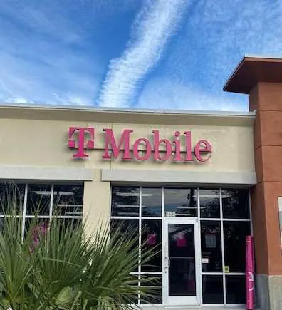 Exterior photo of T-Mobile store at E Brandon Blvd & N Mount Carmel Rd, Brandon, FL