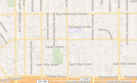 map of 676 N. Los Robles Ave Pasadena, CA 91101