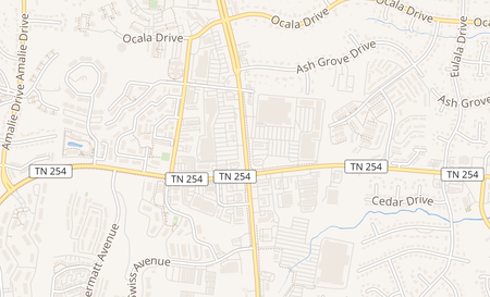 map of 1806 Carmack Blvd Columbia, TN 38401
