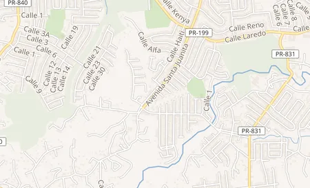 map of P62 Ave Santa Juanita Bayamon, PR 00956