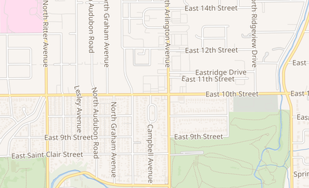 map of 5920 E 10th Street Indianapolis, IN 46219