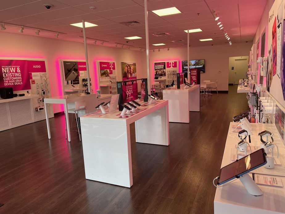 Interior photo of T-Mobile Store at Holt Garrison Pky & Coleman St, Danville, VA